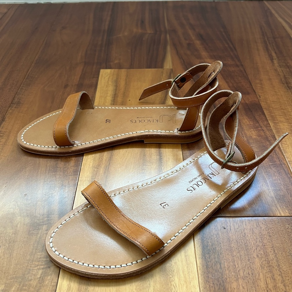 K.JACQUES CATAMARAN FLAT SANDALS FR SIZE 37 (US 5.5-6)